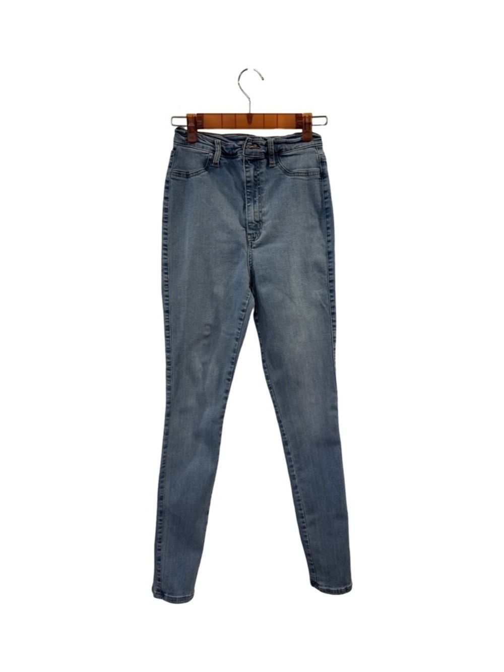 Fashion Nova Light Blue High-Rise Skinny Jeans